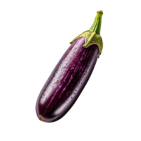 aubergine, aubergine png, transparant achtergrond, ai gegenereerd png