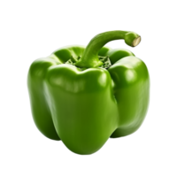 Capsicum, Green Capsicum Png, Capsicum Transparent Background, AI Generated png