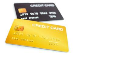 Concept of finance, banking and credit cards, for use in financial matters. photo