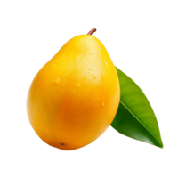 Gelb Frucht, Gelb Obst png, Gelb Obst transparent Hintergrund, ai generiert png