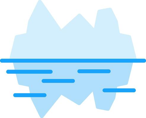Glacier bay Vector Icon Design
