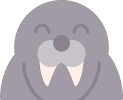 Walrus Vector Icon Design