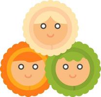 Eskimo family Vector Icon Design