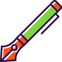 Ink Pen Vector Icon Design