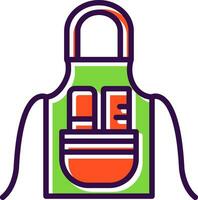 Apron Vector Icon Design