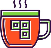 Hot cocoa Vector Icon Design