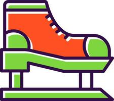 Ice skate Vector Icon Design