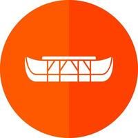 esquimal kayac vector icono diseño