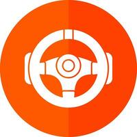 Steering Wheel Vector Icon Design