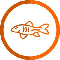 Arctic char Vector Icon Design