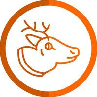 Reindeer Vector Icon Design