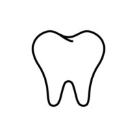 illustrazione di salutare dente png