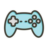 Controllers Thick Line Filled Colors For Personal And Commercial Use. vector