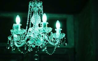 antique vintage chandelier photo