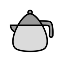 illustration of teapot cartoon png