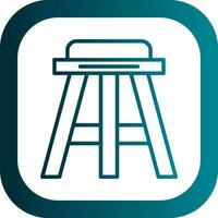 Stool Vector Icon Design