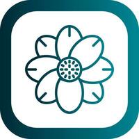 Arctic flower Vector Icon Design