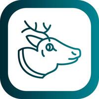 Reindeer Vector Icon Design