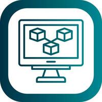 Blockchain Vector Icon Design