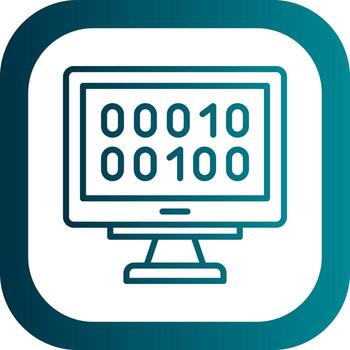 binario vector icono diseño