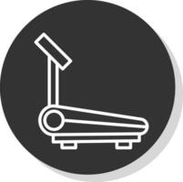 Treadmill Vector Icon Design