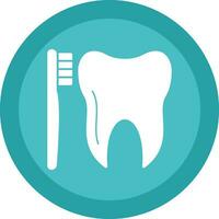 Tooth Brush Vector Icon Design