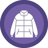 Winter jacket Vector Icon Design