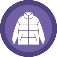 Winter jacket Vector Icon Design