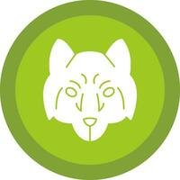 Arctic wolf Vector Icon Design