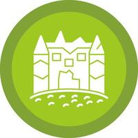 Ice castle Vector Icon Design