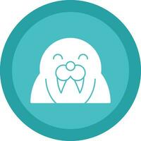 Walrus Vector Icon Design