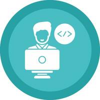 Programmer Vector Icon Design
