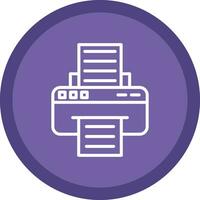 Printer Vector Icon Design