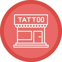 tatuaje estudio vector icono diseño