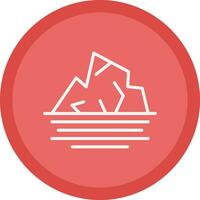 Iceberg arch Vector Icon Design