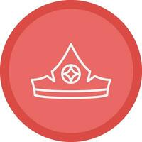 Aurora crown Vector Icon Design