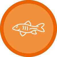 Arctic char Vector Icon Design