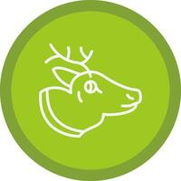 Reindeer Vector Icon Design