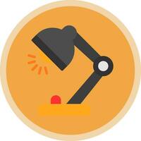 Desk Lamp Vector Icon Design