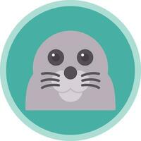 Seal Vector Icon Design