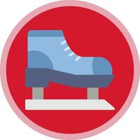 Ice skate Vector Icon Design