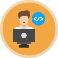 Programmer Vector Icon Design