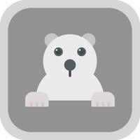 Polar bear Vector Icon Design