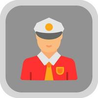 Security Guard Vector Icon Design