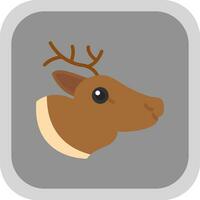 Reindeer Vector Icon Design