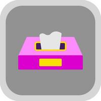 Tissue Box Vector Icon Design