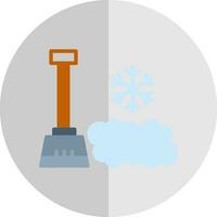 Snow shovel Vector Icon Design