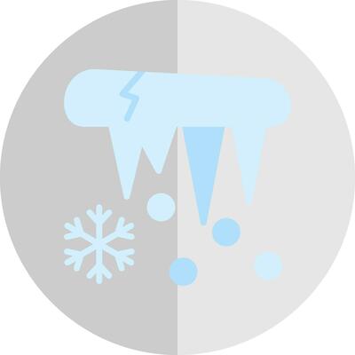 Icicle Vector Icon Design