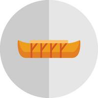 Eskimo kayak Vector Icon Design