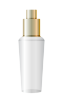 bouteilles avec vaporisateur, distributeur et compte-gouttes, crème pot, tube. cosmétique emballer. png